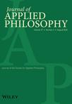 Journal Of Applied Philosophy