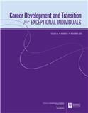 Career Development And Transition For Exceptional Individuals