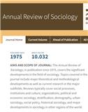 Annual Review Of Sociology